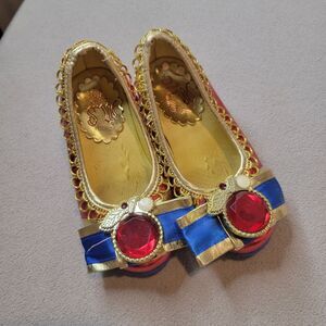 Disney Snow White Dress Up Heels Shoes Size Us 7/8